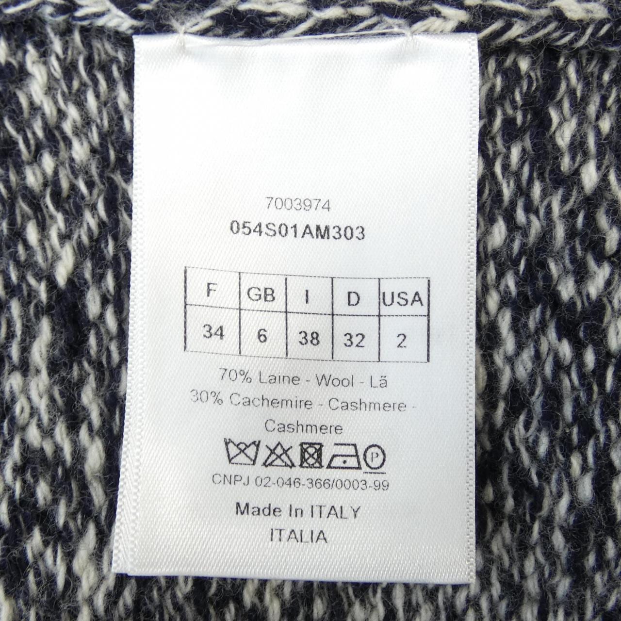 クリスチャンディオール CHRISTIAN DIOR CHRISTIAN DIOR シグネチャー 054S01AM303 ニット