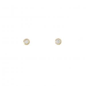 【リメイク】K18YG ダイヤモンド ピアス 0.10CT