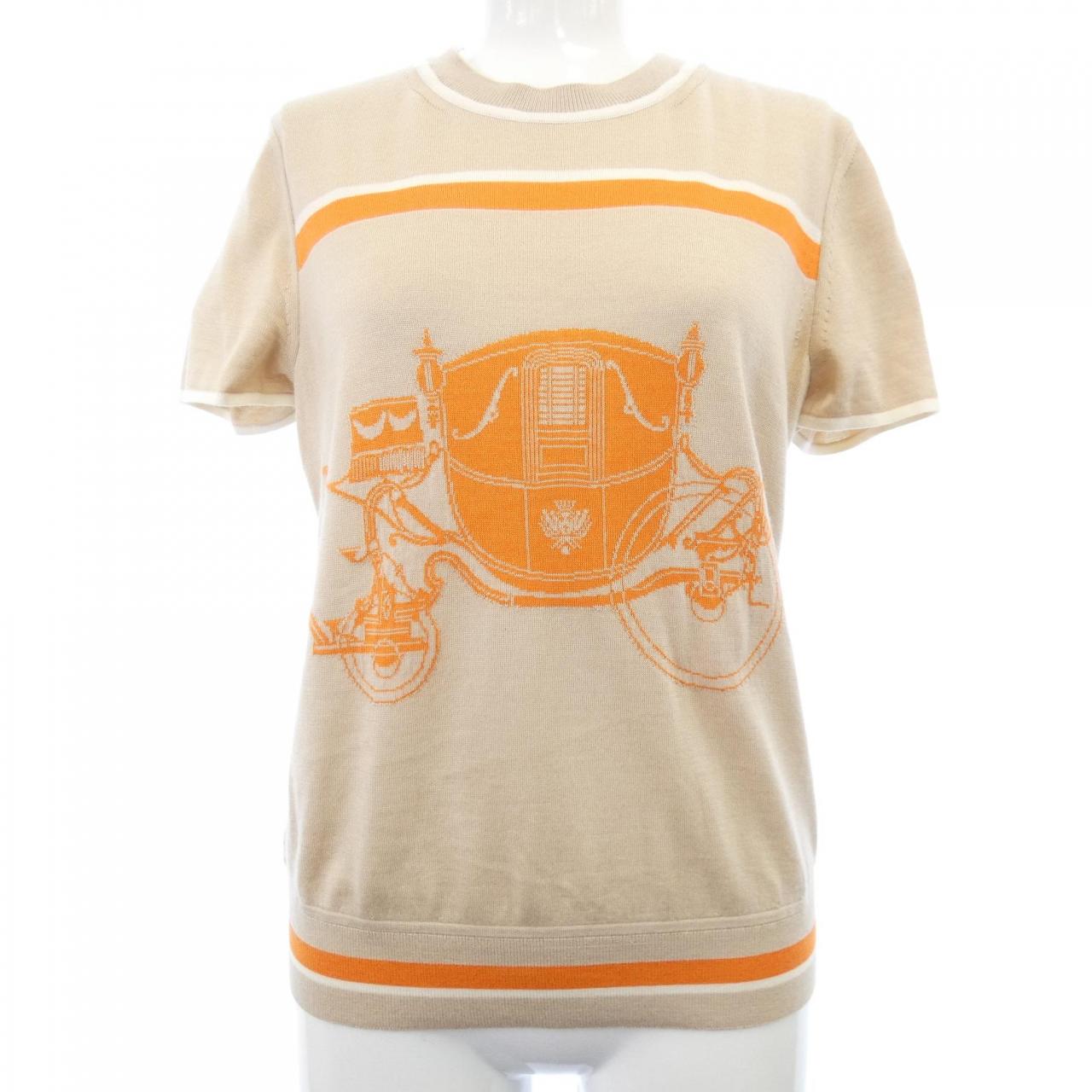 エルメス HERMES EX-LIBRIS 3E2800D7 ツイルレーヌ ニット