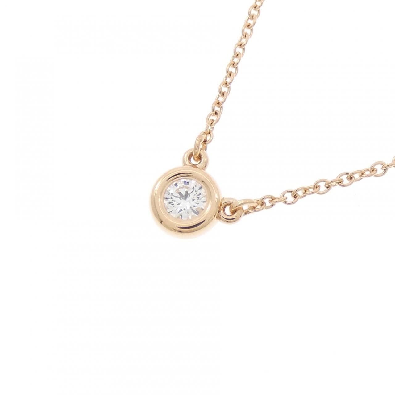 ティファニー バイザヤード ネックレス 0.10CT