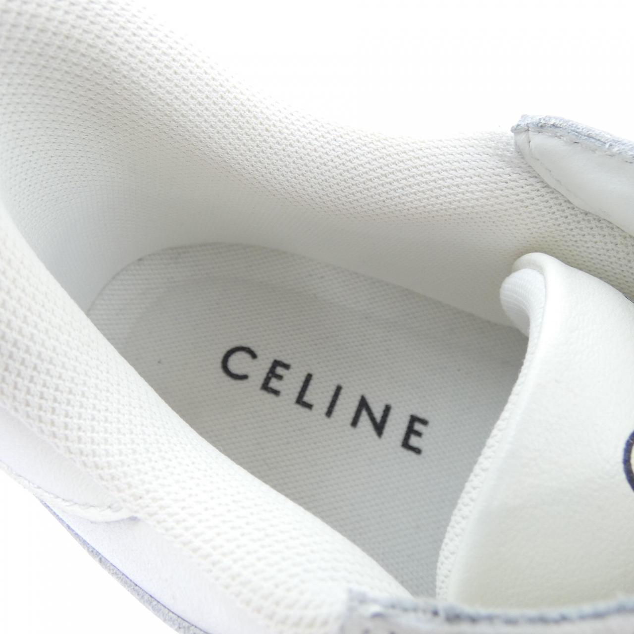 セリーヌ CELINE トリオンフパッチ付ブロックウエッジスニーカー 366475189C スニーカー