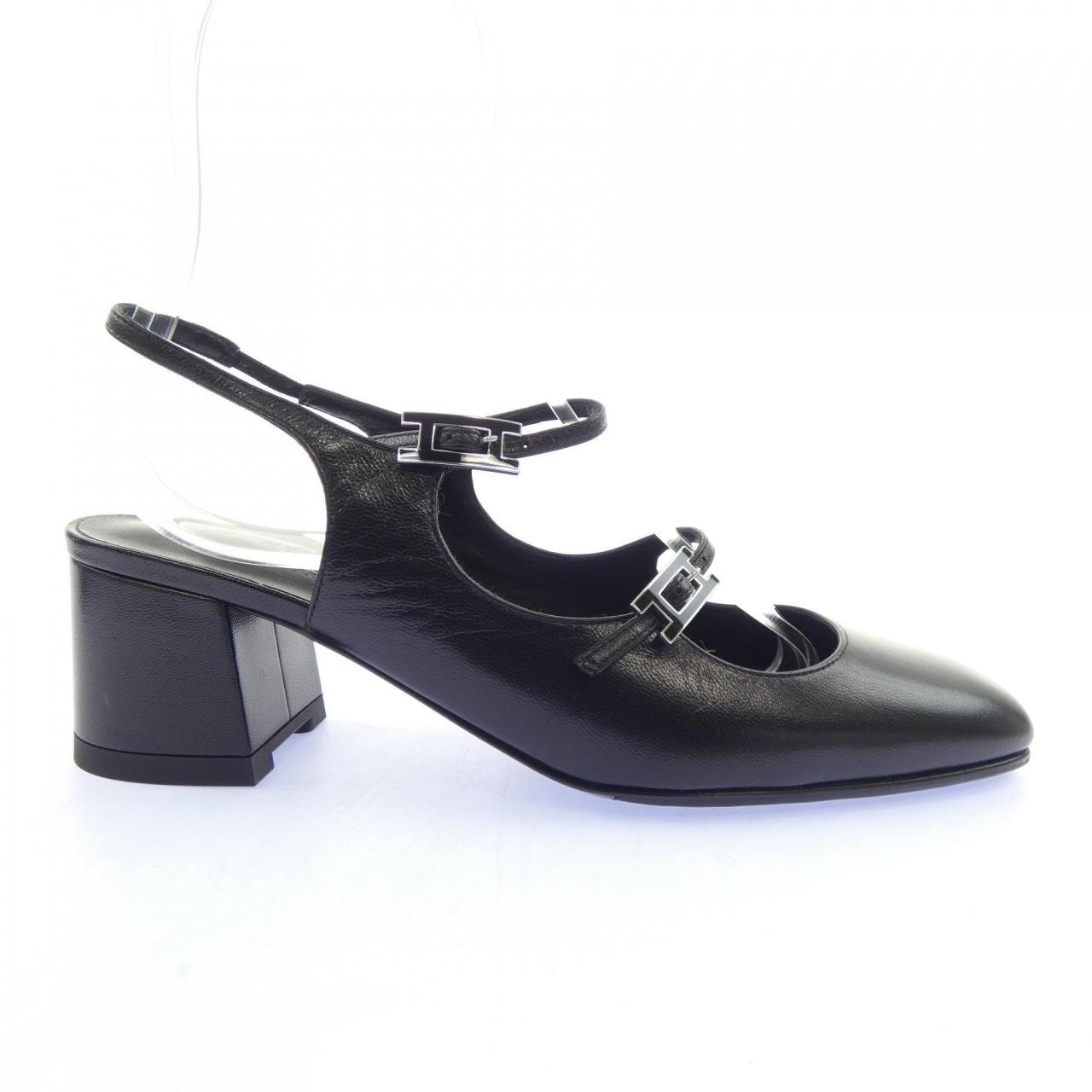 エルメス HERMES ジャッキー50 アピバックル 242041Z パンプス
