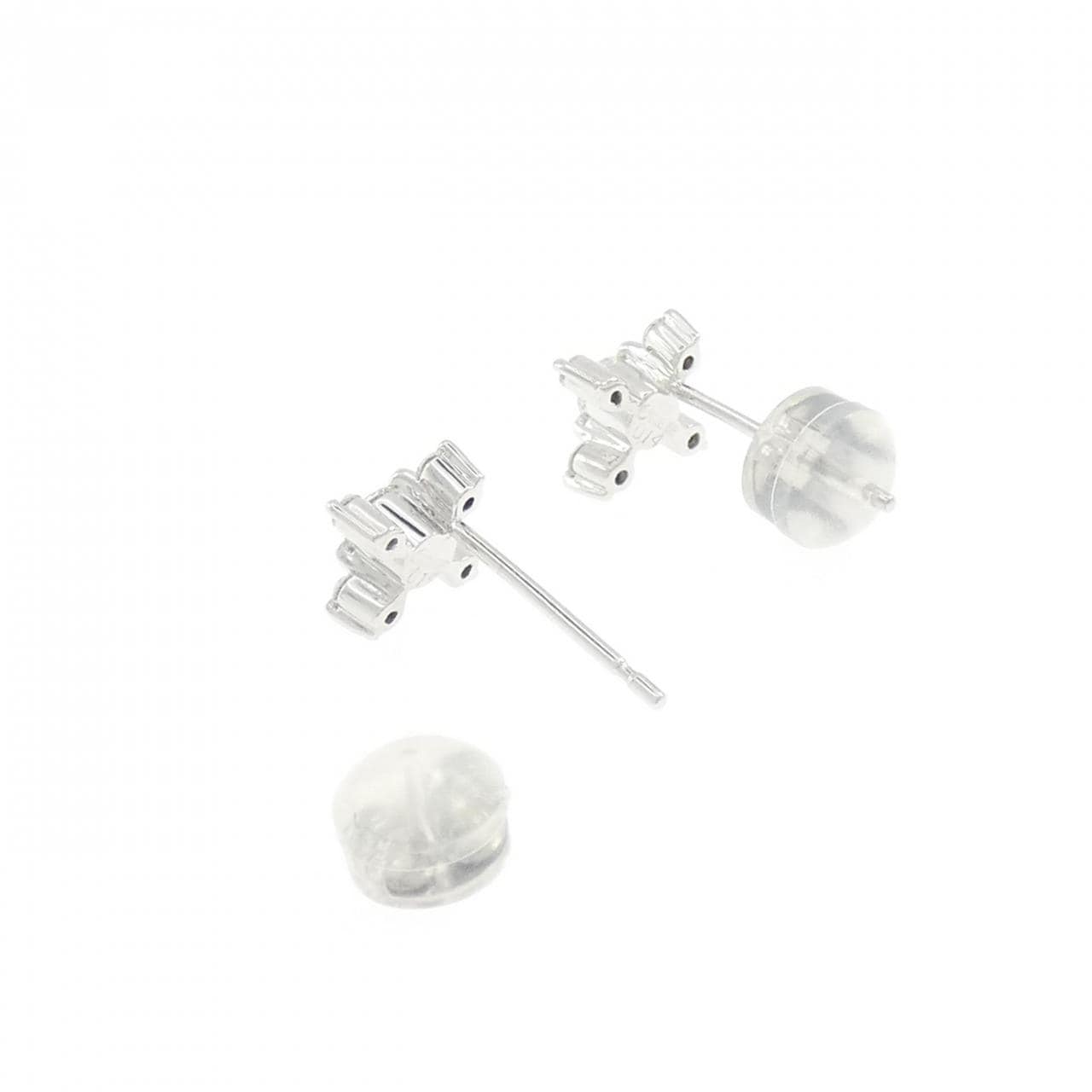 K18WG ダイヤモンド ピアス 0.28CT