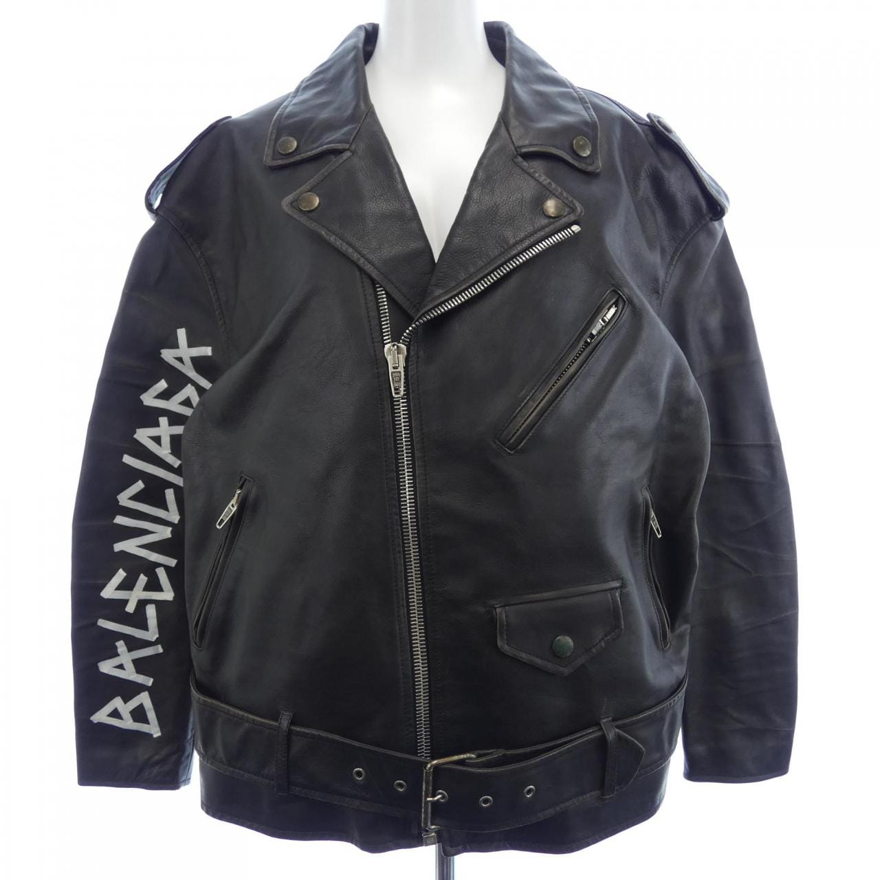バレンシアガ BALENCIAGA 518082 TYH15 ライダースジャケット