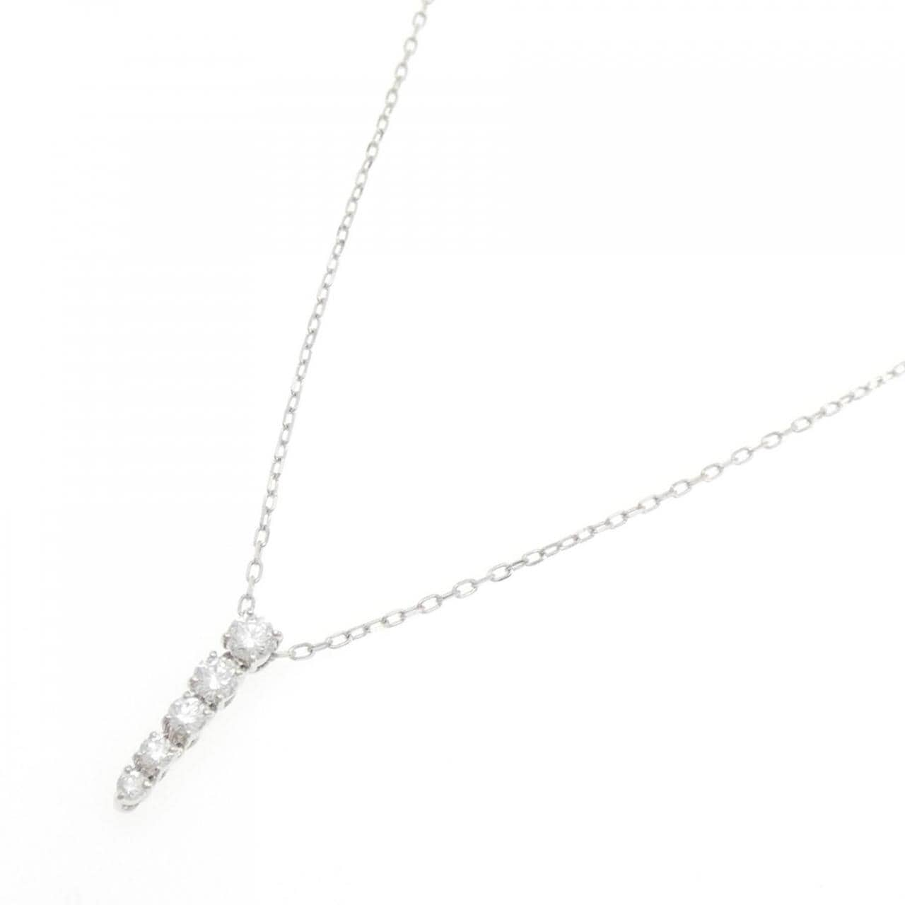 MIKIMOTO Diamond Necklace 0.37CT