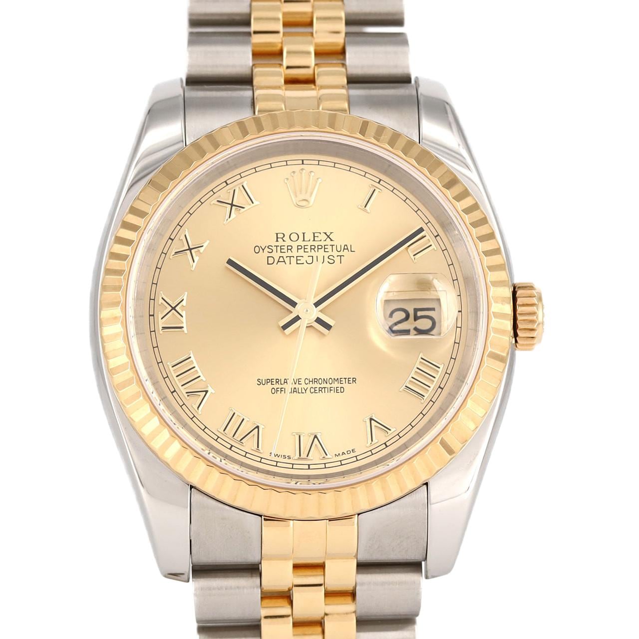 ROLEX Datejust 116233 SSxYG自動上弦D 編號