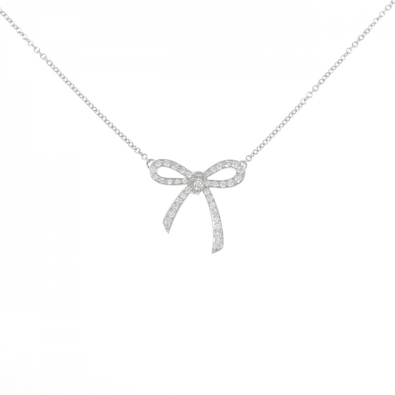 TIFFANY bow mini necklace