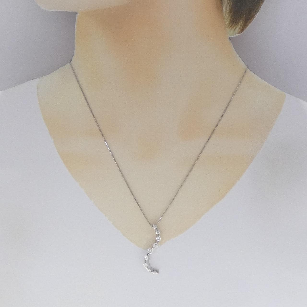 PT900/PT850 ダイヤモンド ネックレス 1.09CT