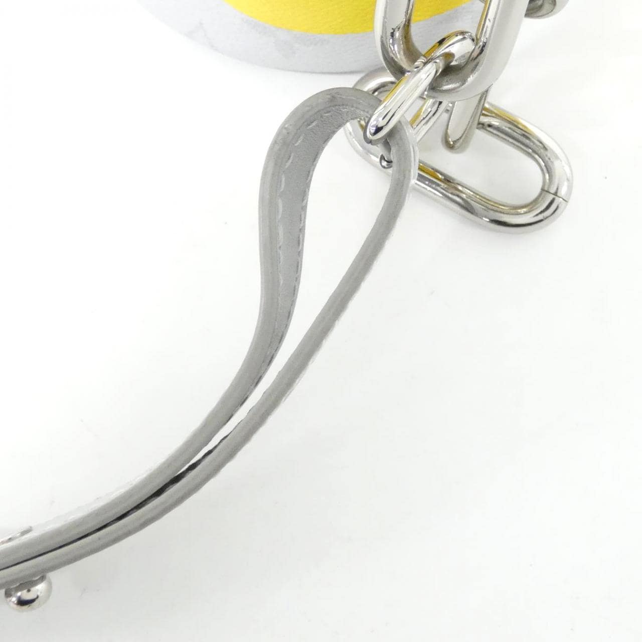 LOUIS VUITTON白色Monogram Logo 粉笔纳米包 M44631 单肩包