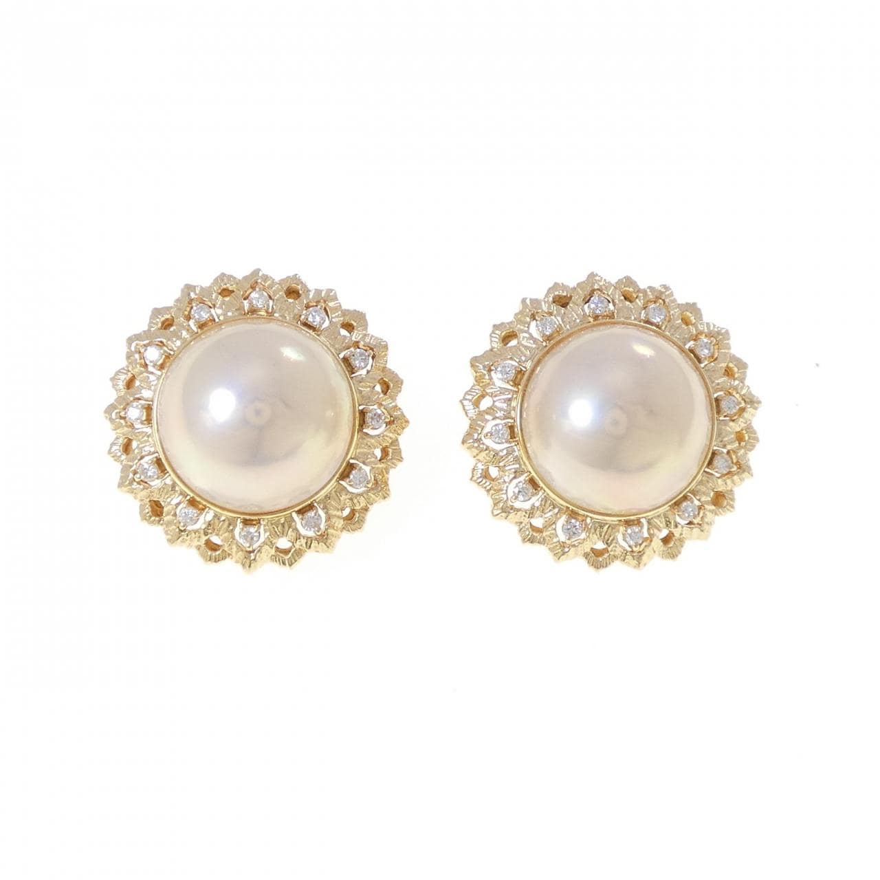 K18YG マベパール ピアス