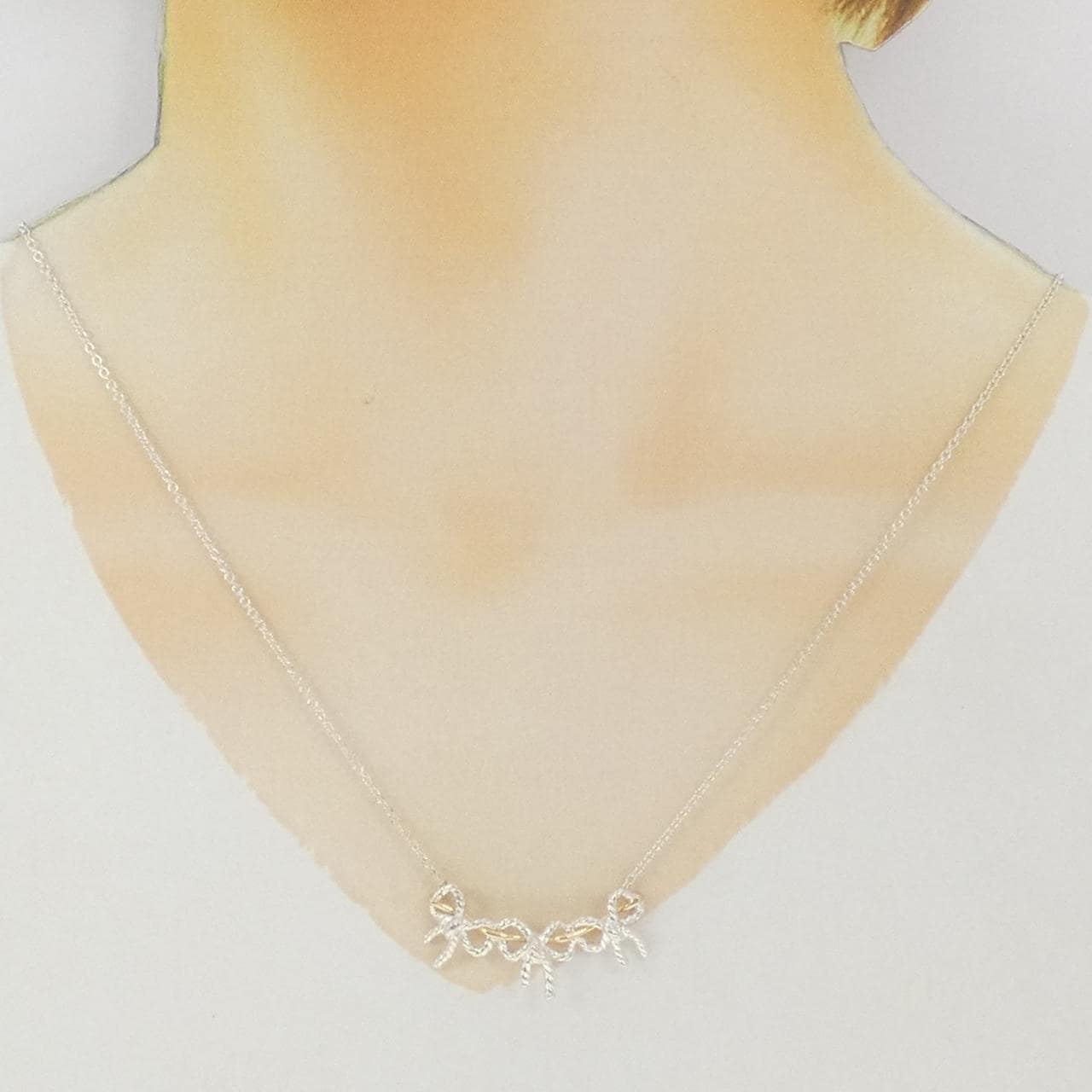 ティファニー 925/750YG ネックレス