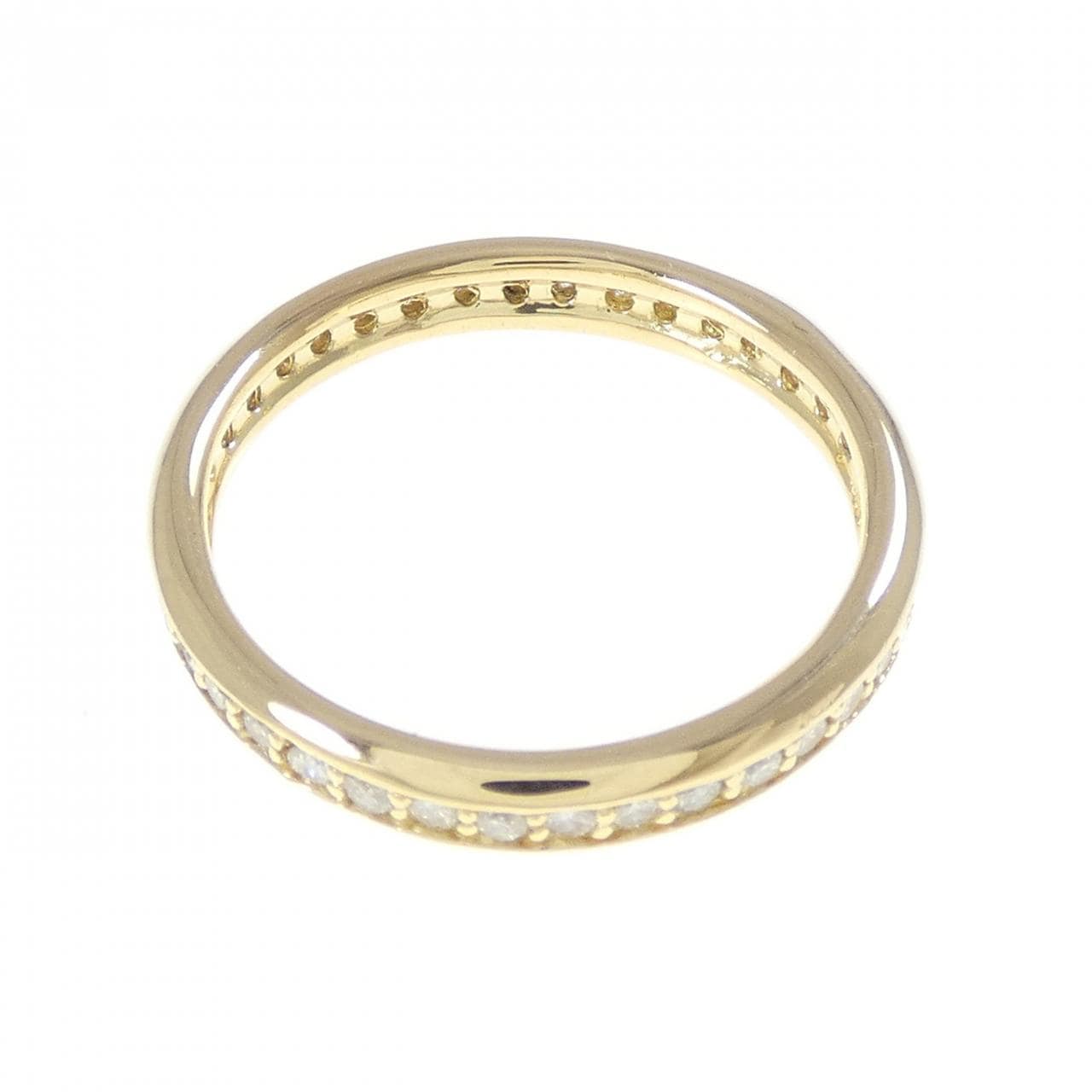 K18YG フルエタニティ ダイヤモンド リング 0.50CT