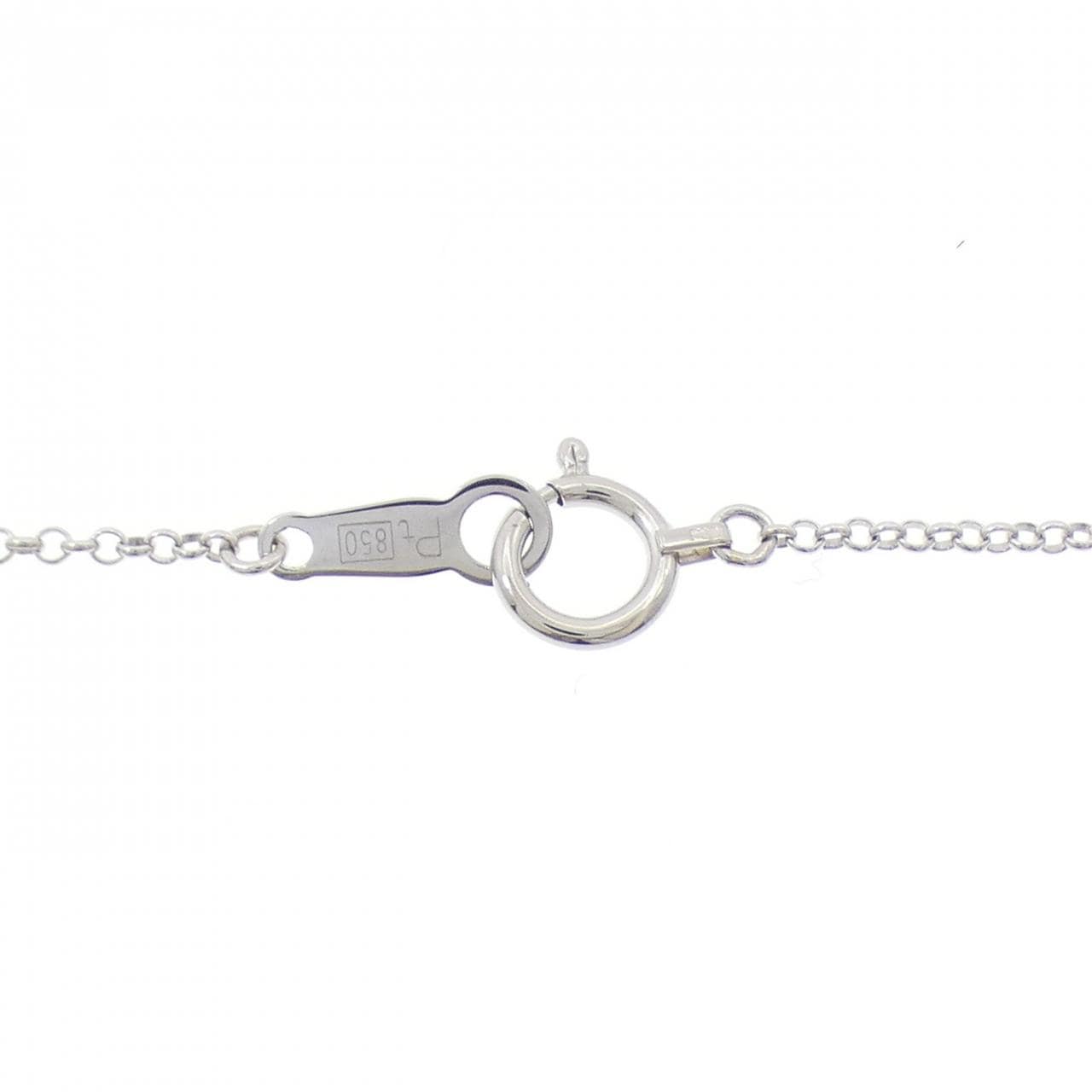 K18/PT900/PT850 ダイヤモンド ネックレス 0.48CT