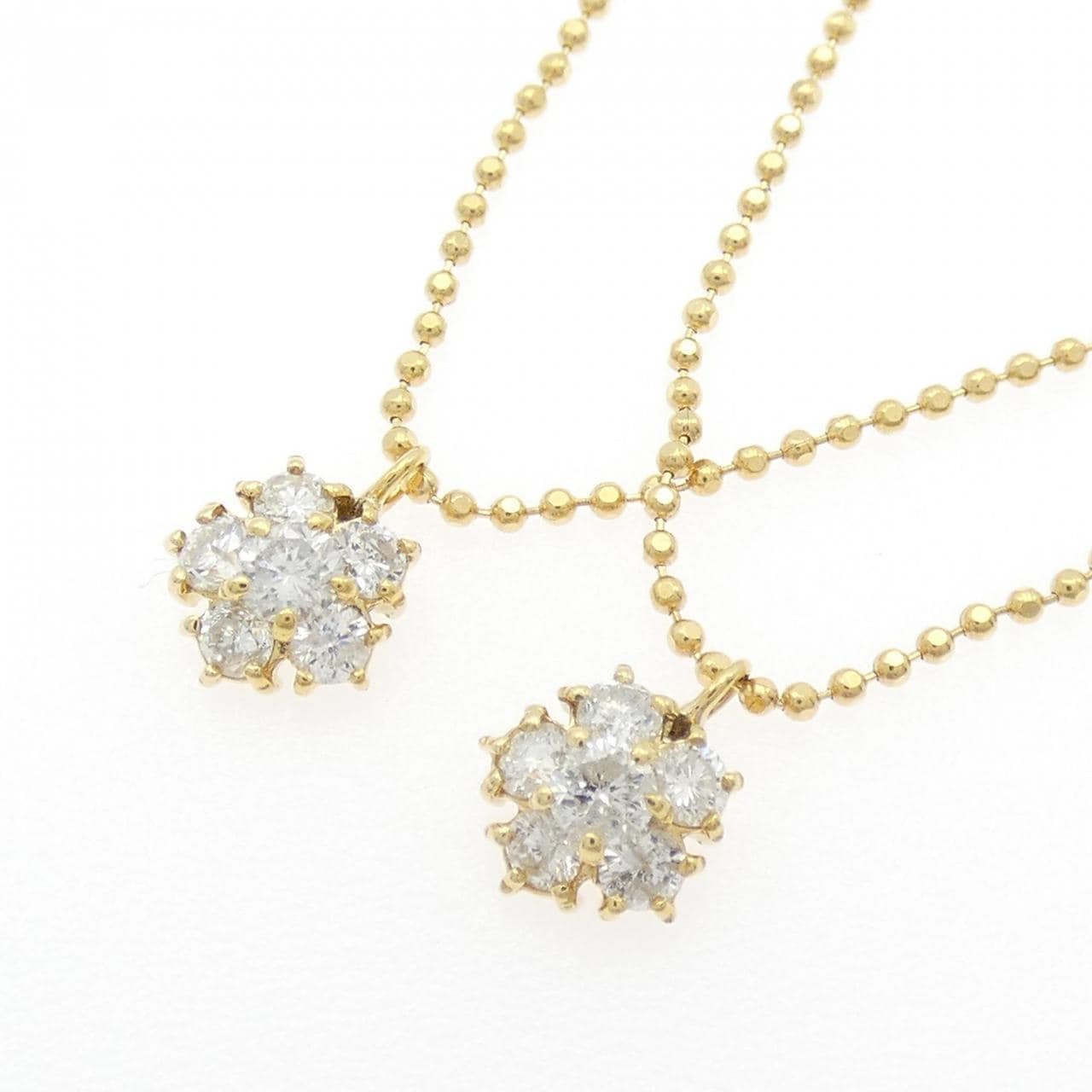 K18YG ダイヤモンド ネックレス 0.40CT