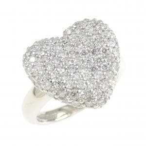 PT900 ハート ダイヤモンド リング 1.00CT
