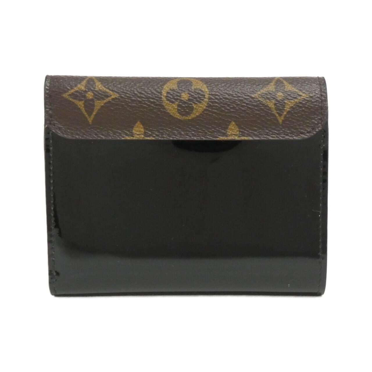 LOUIS VUITTON Monogram Vernis Miroir Portefeuille 櫻桃木短款皮夾 M61912