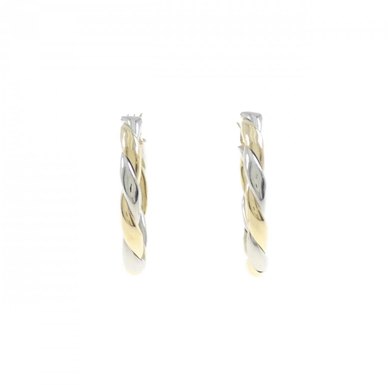 K18YG/PT earrings