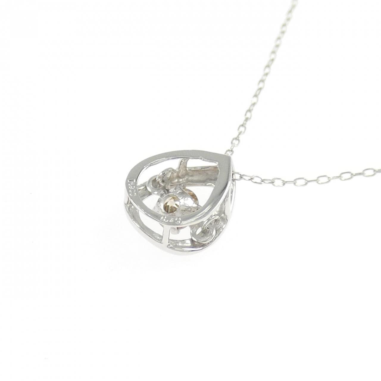 PT900 ダイヤモンド ネックレス 0.10