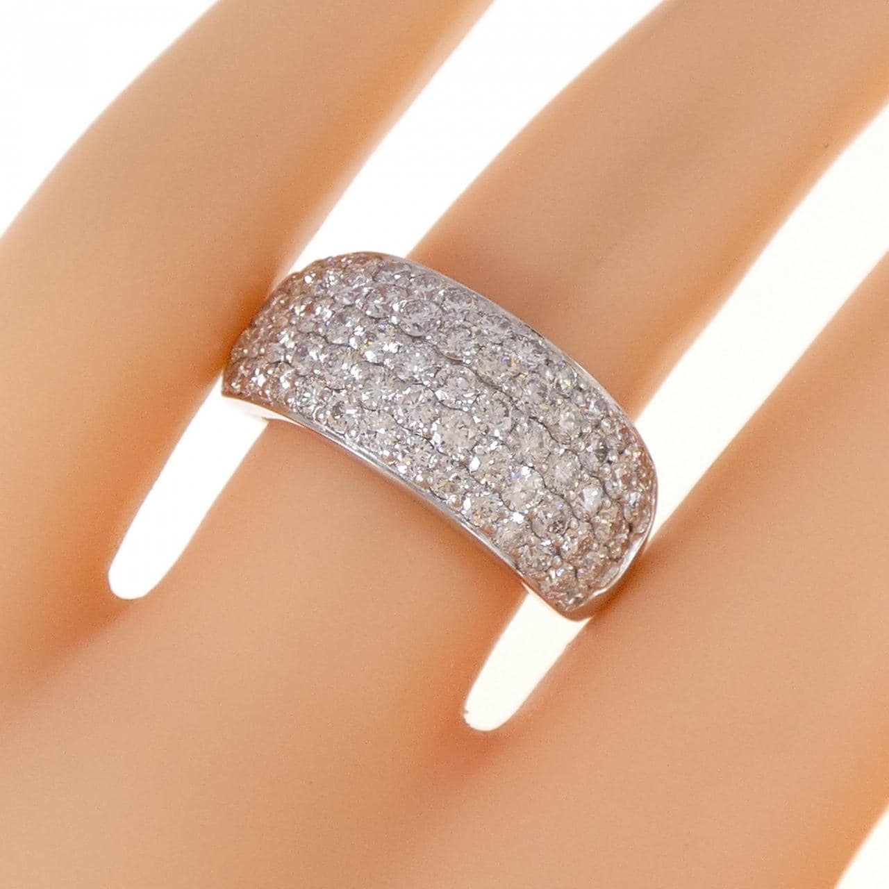 PT パヴェ ダイヤモンド リング 2.00CT