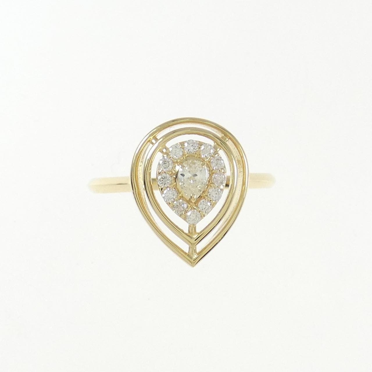 【新品】K18YG ダイヤモンド リング 0.20CT