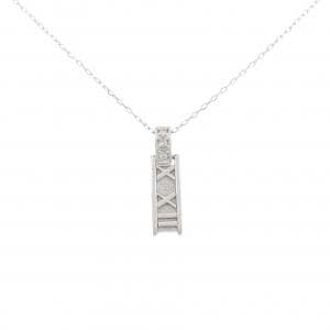 K18WG ダイヤモンド ネックレス 0.06CT