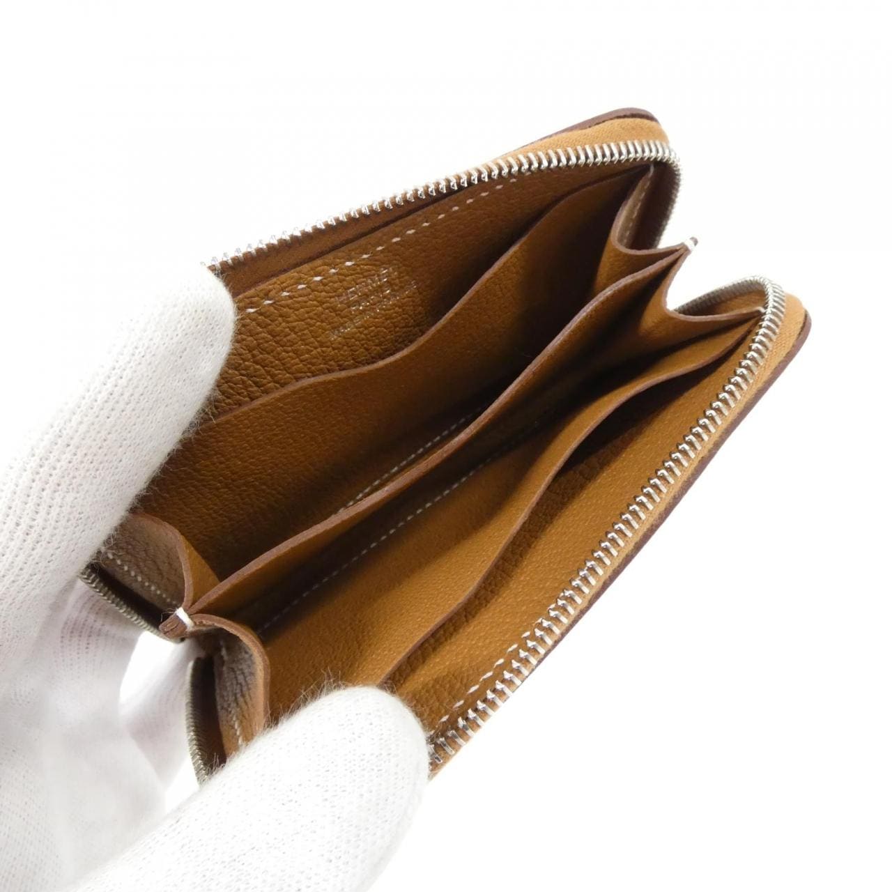 【未使用品】エルメス ジップエンゴー シェーヌ ダンクル 084208CK カードケース