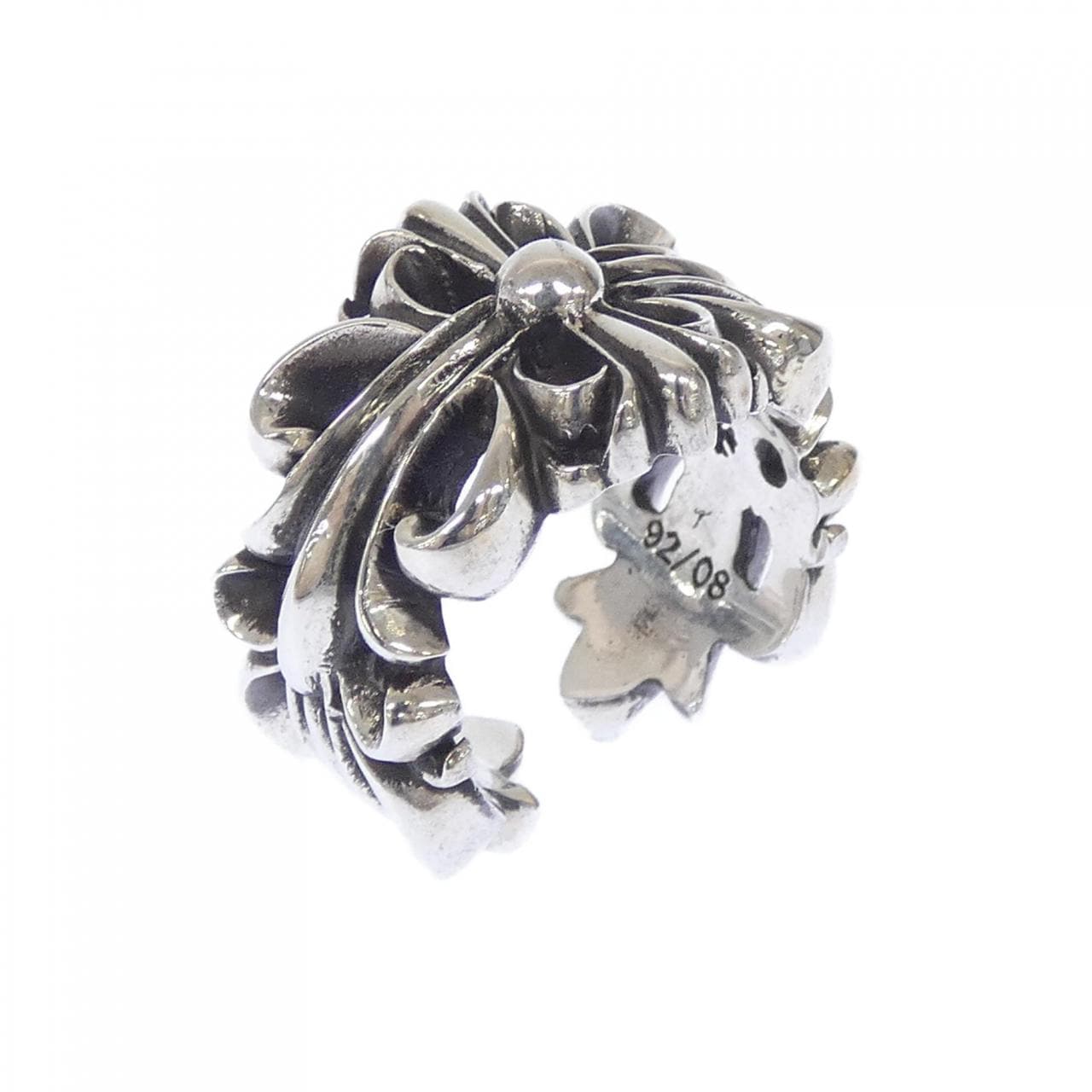 クロムハーツ CHROME HEARTS DBL FLORAL CROSS　ダブルフローラルクロス 207081100SLV RING