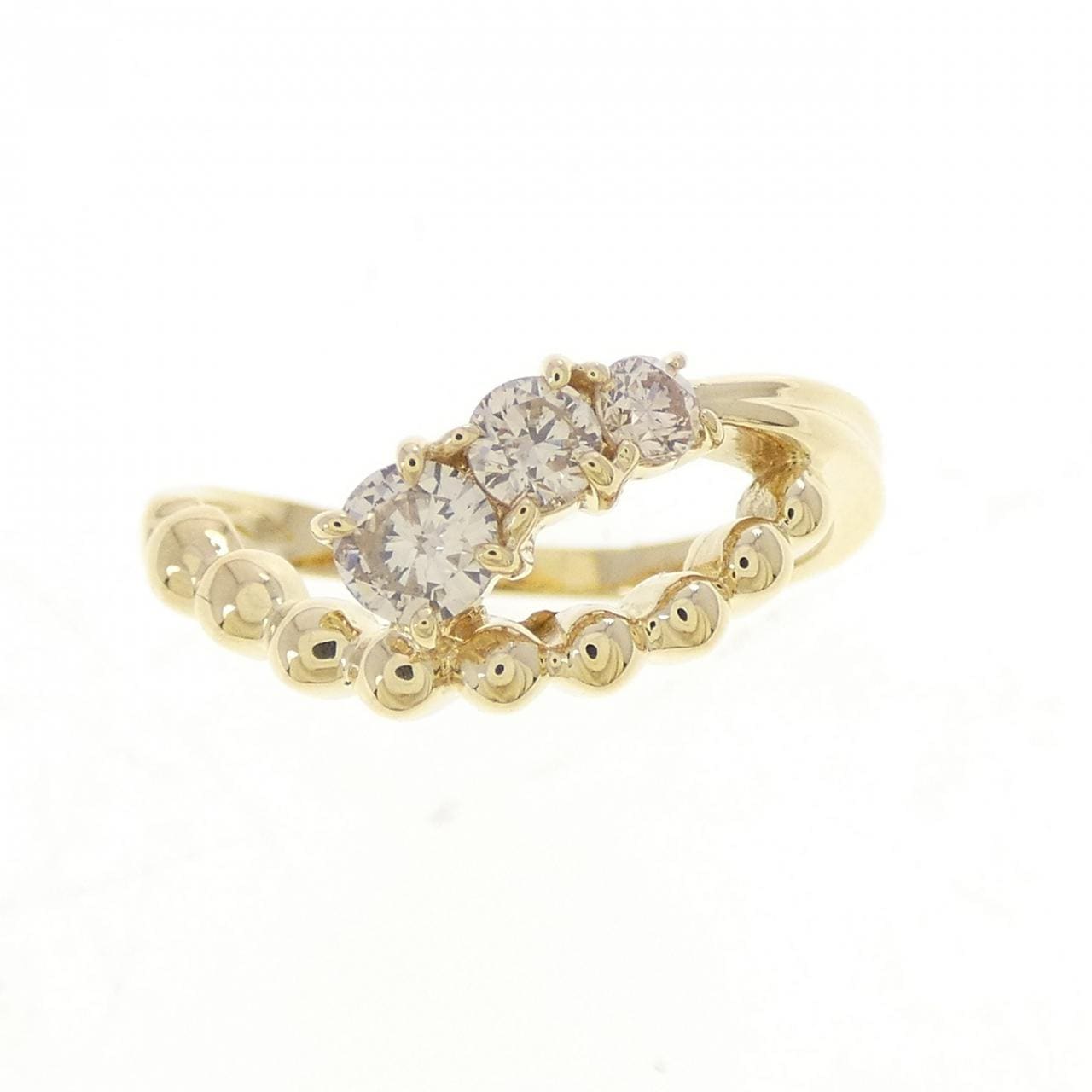 K18YG ダイヤモンド リング 0.30CT