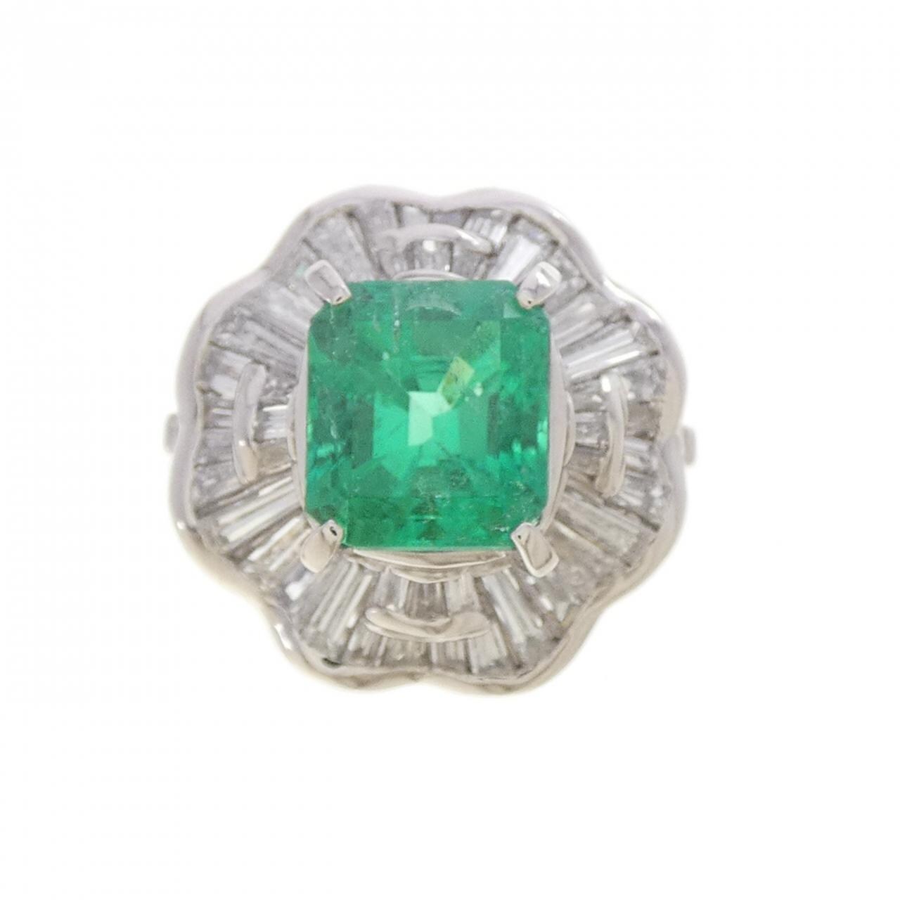 PT900 エメラルド リング 2.54CT コロンビア産