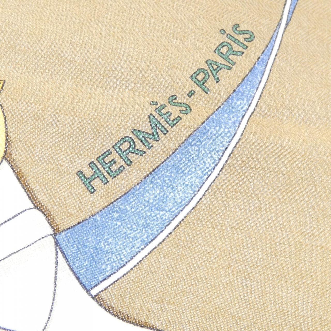 エルメス HERMES LA PROMENADE DU MATIN H361828S トライアングルジェアン ショール