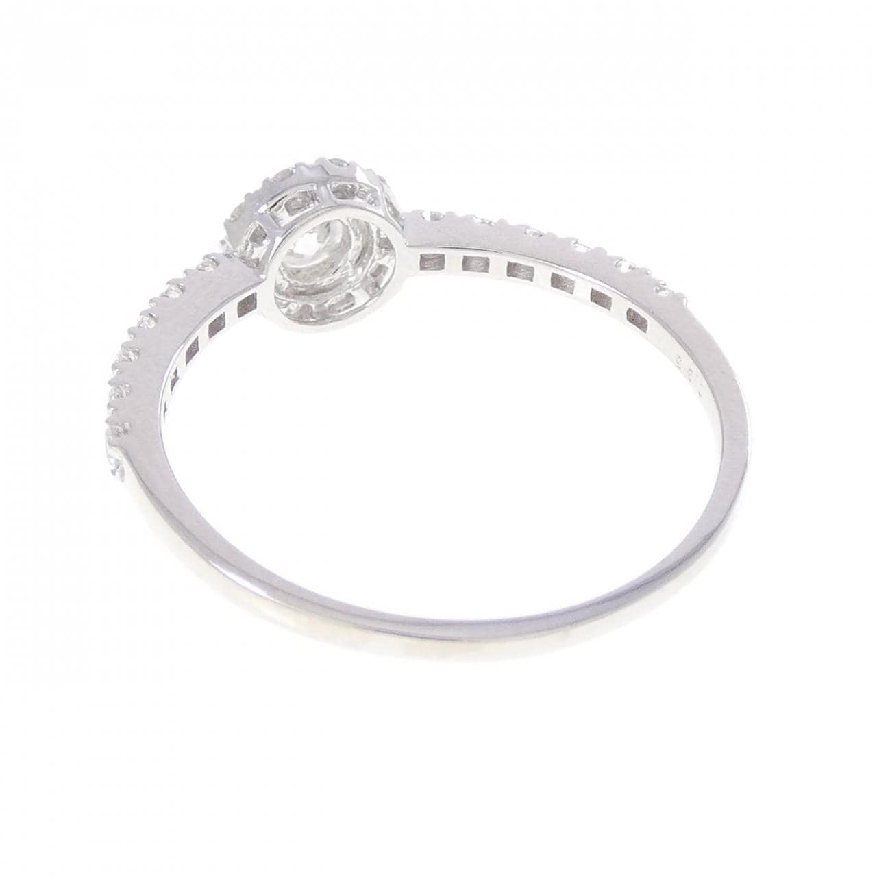 K18WG ダイヤモンド リング 0.35CT