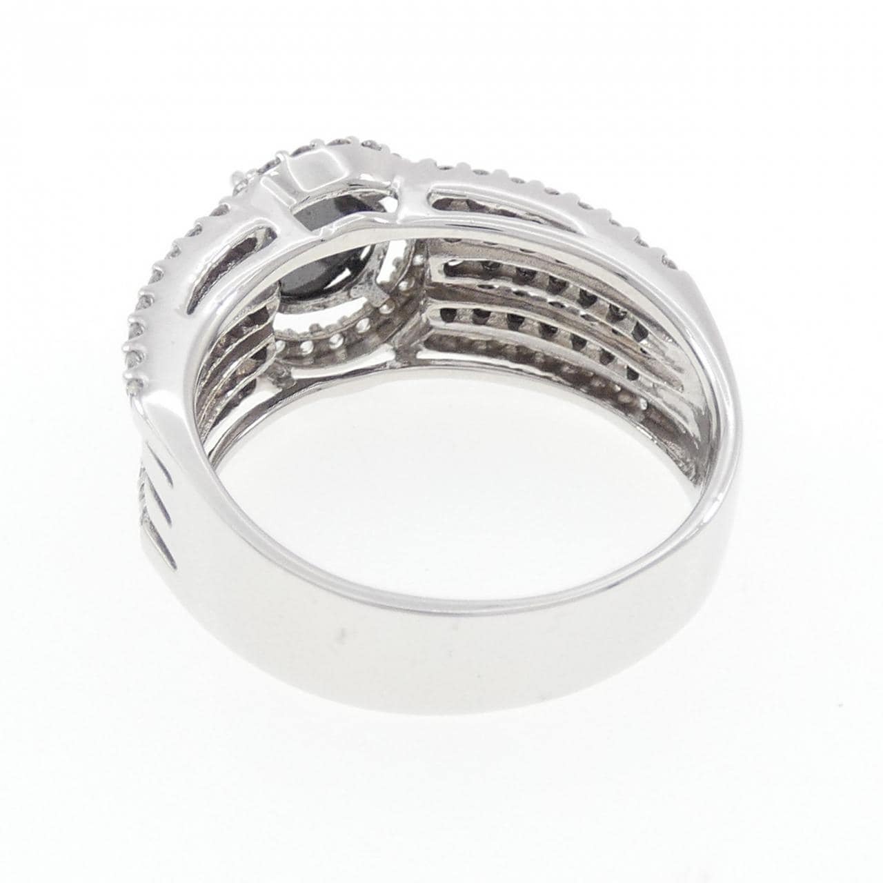 K14WG ダイヤモンド リング 1.08CT