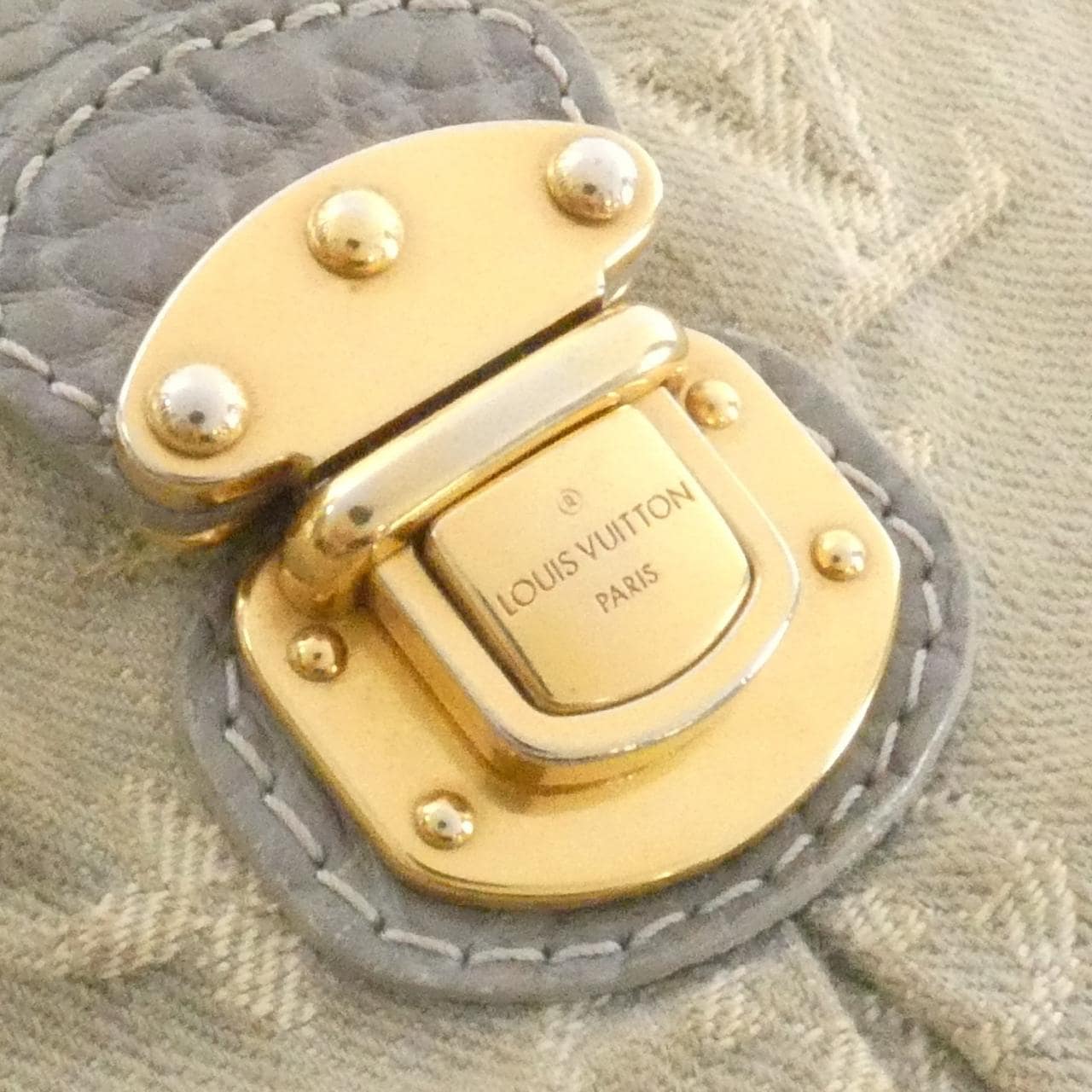 ルイヴィトン モノグラム デニム スライトリー M95834 ショルダーバッグ