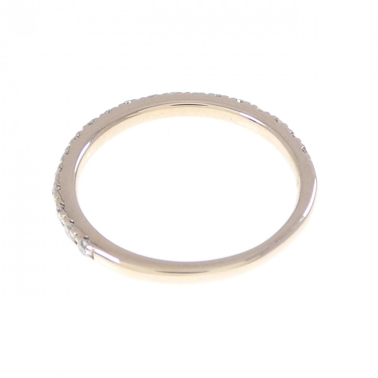K10PG ダイヤモンド ピンキーリング 0.19CT