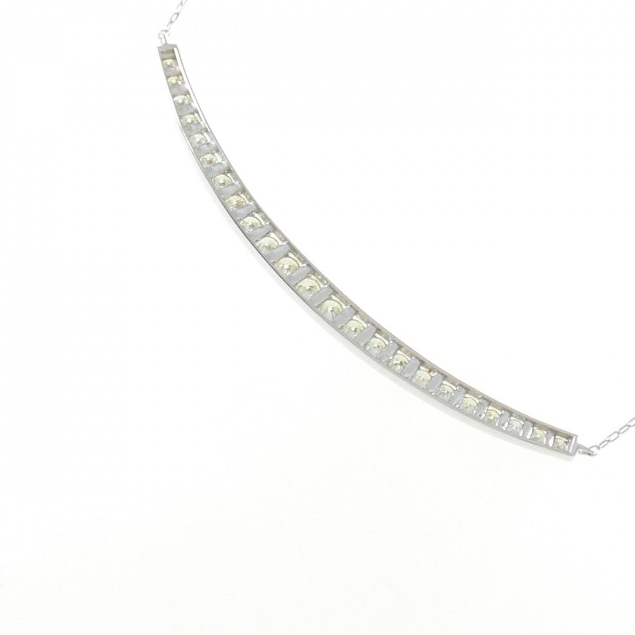 K18WG ダイヤモンド ネックレス 1.00CT