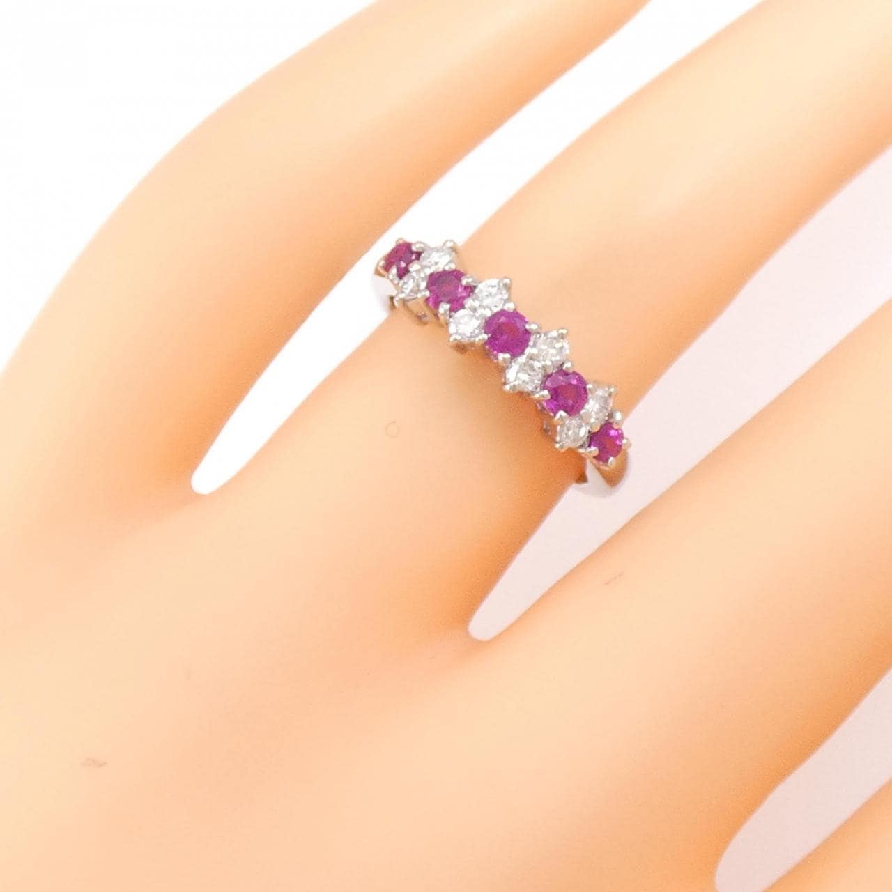 PT ルビー リング 0.50CT