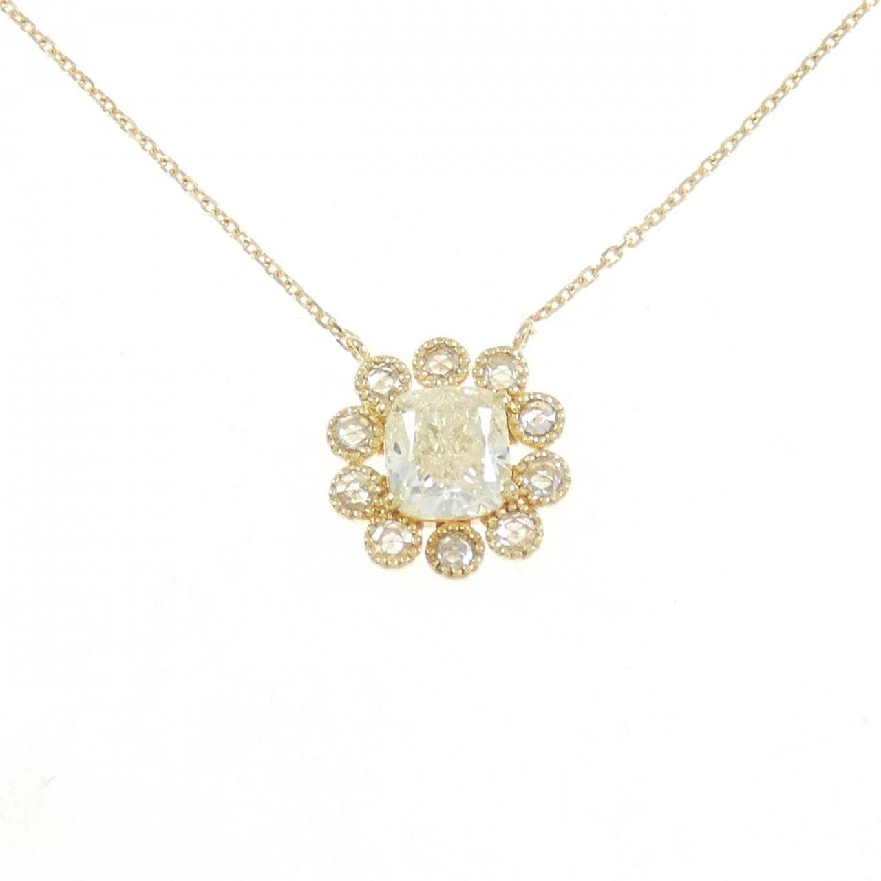 【新品】K18YG ダイヤモンド ネックレス 1.01CT