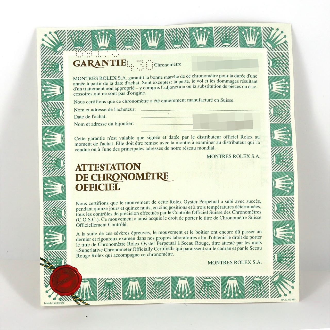 ロレックス デイトジャスト 69173 SSxYG 自動巻 W番