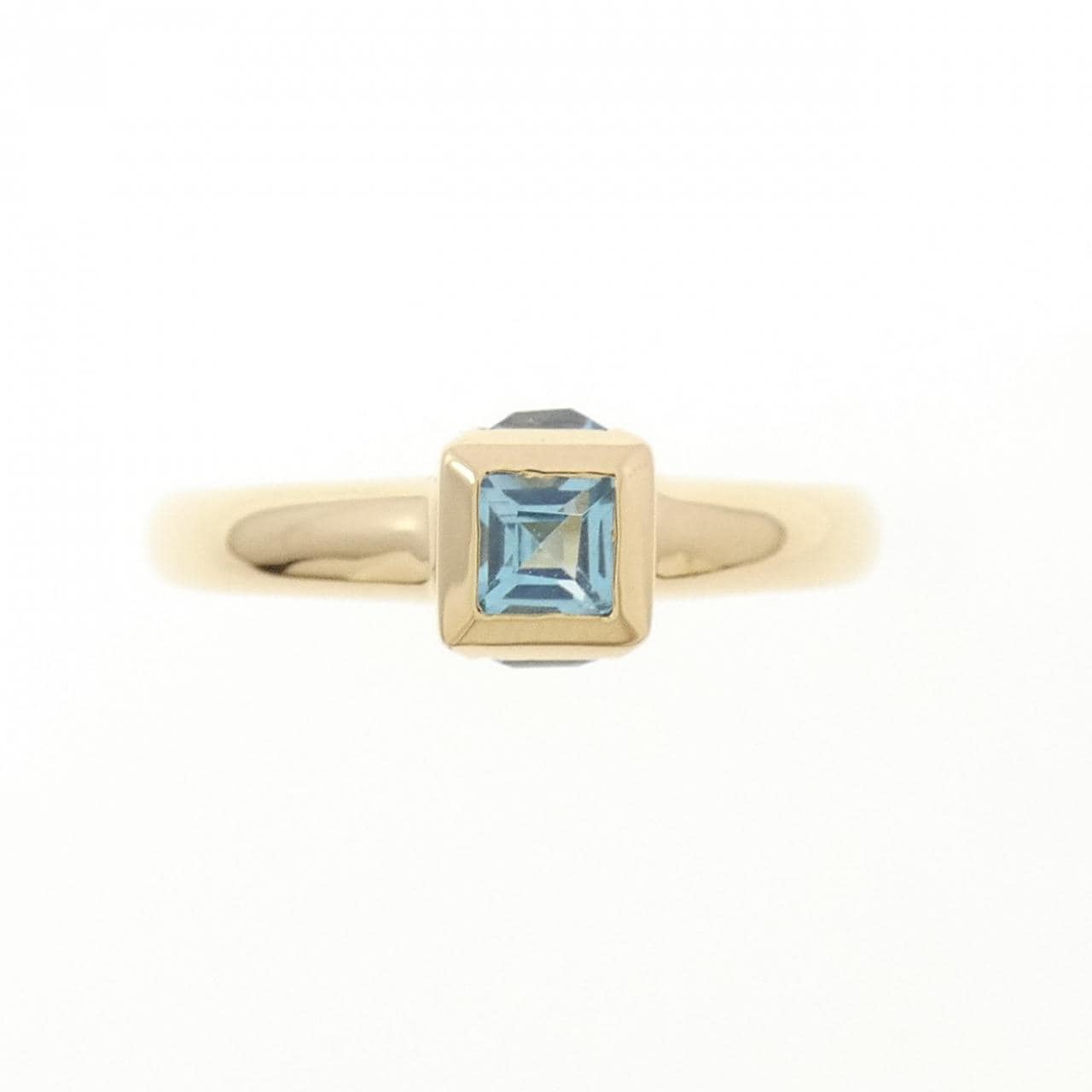 K18YG ブルートパーズ リング