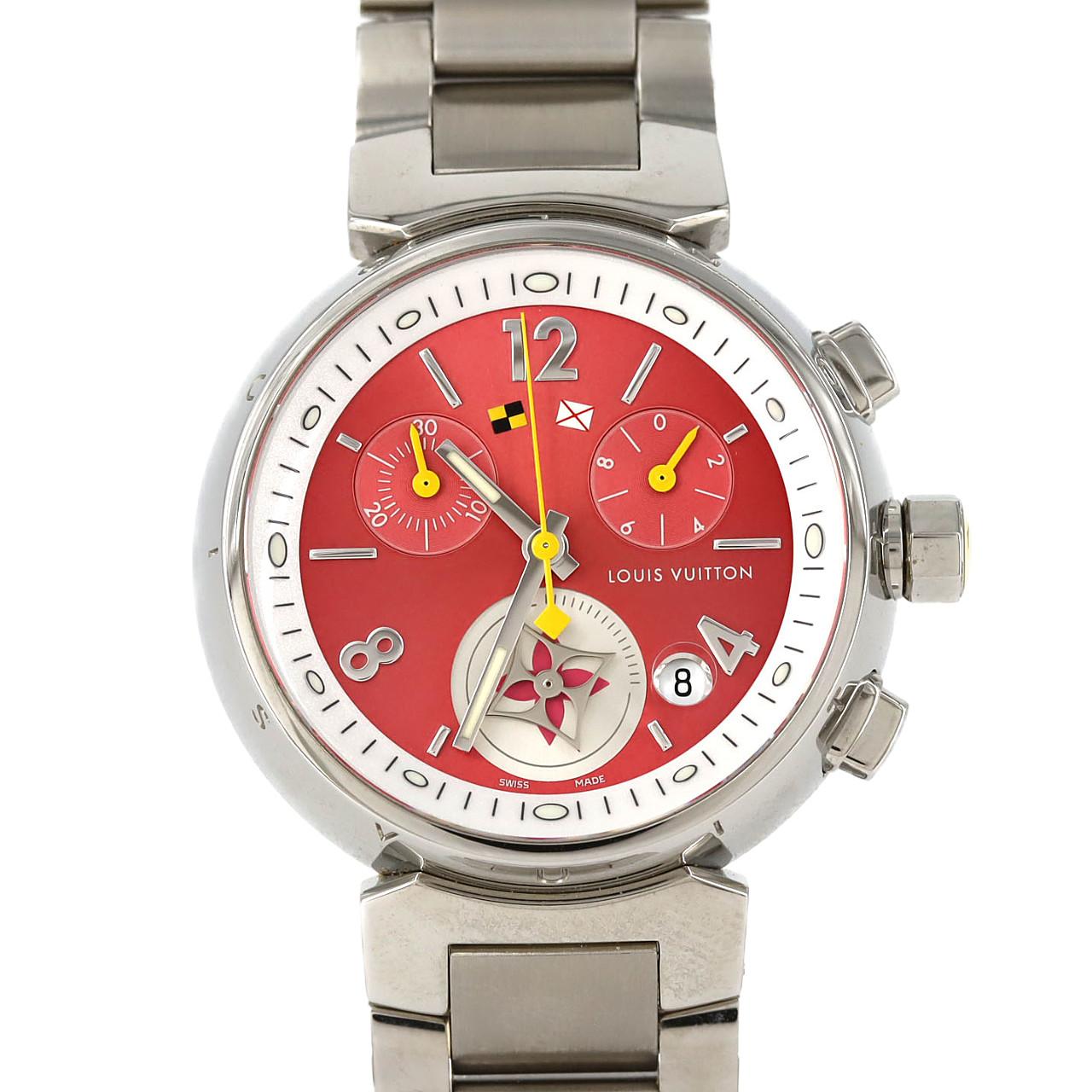 ルイヴィトン タンブールラブリーカップクロノ Q1G03 SS クォーツ