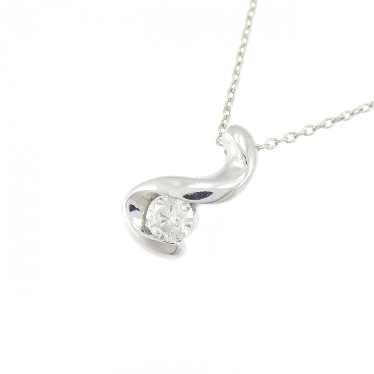 PT900/PT850 ダイヤモンド ネックレス 0.15CT