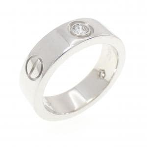 カルティエ ラブ ハーフダイヤ リング