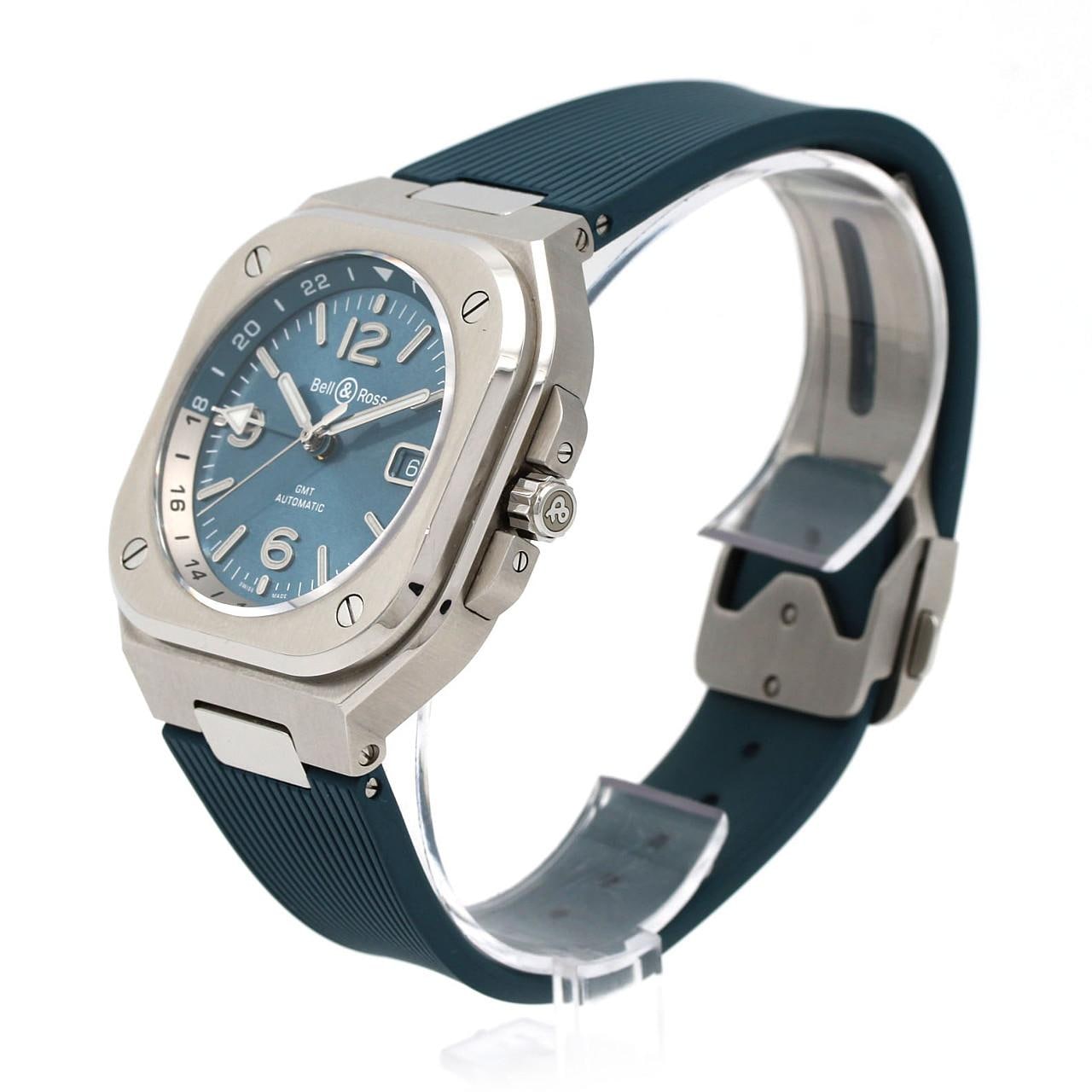 ベル&ロス BR05 GMT スカイブルー BR05G-PB-ST/SRB SS 自動巻