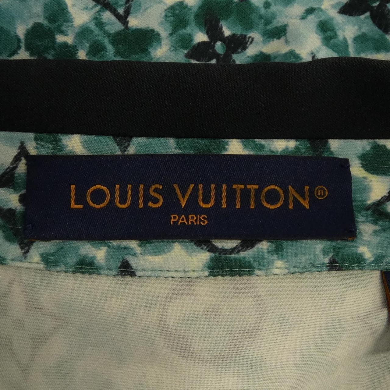 ルイヴィトン LOUIS VUITTON モノグラムクレープショートスリーブシャツ HPS25WZR1 S／Sシャツ
