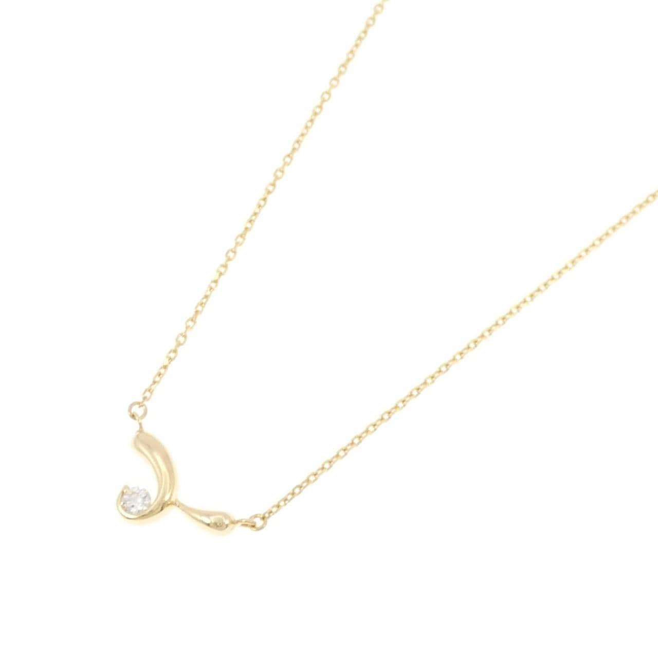 K18YG ダイヤモンド ネックレス 0.09CT