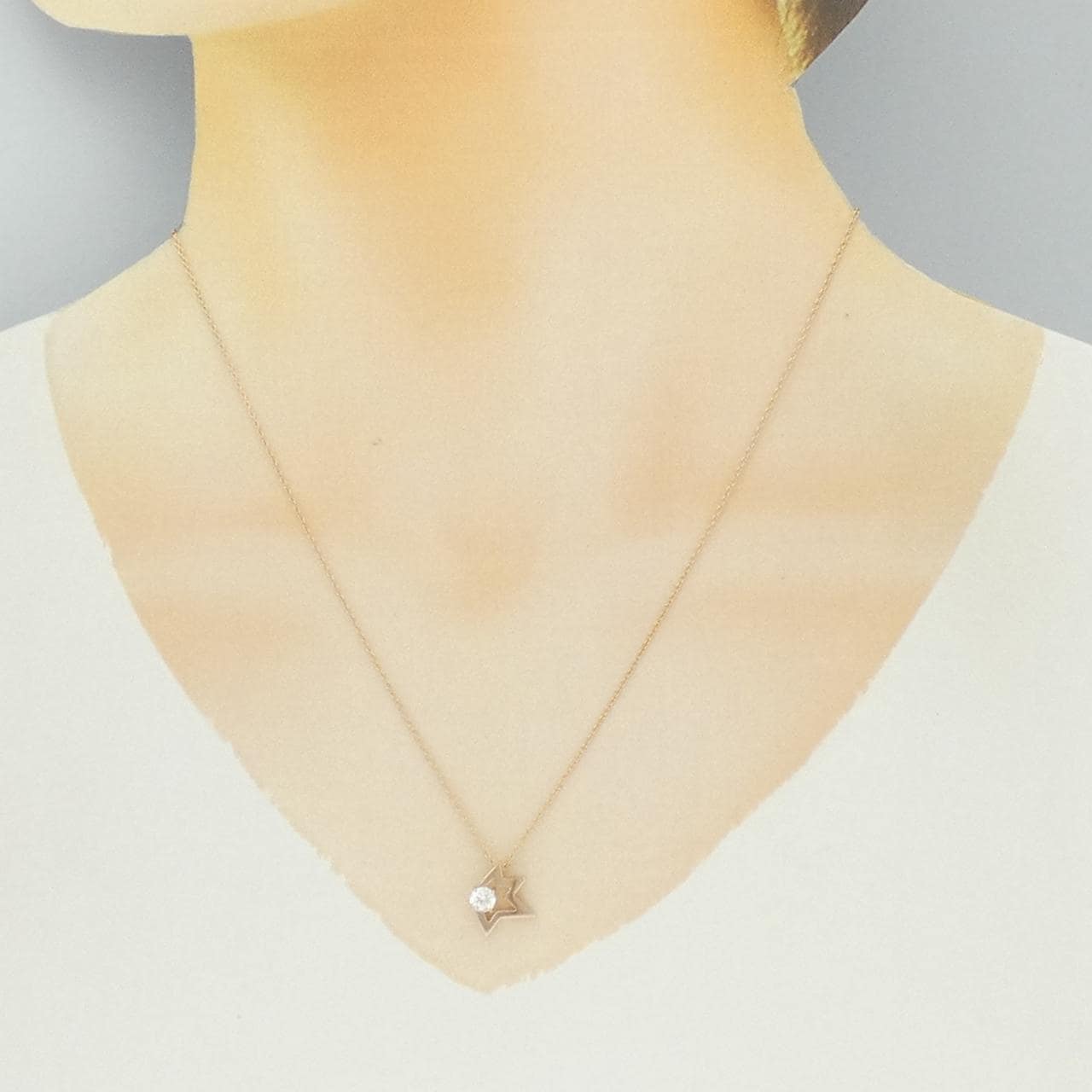 タサキ ダイヤモンド ネックレス 0.24CT