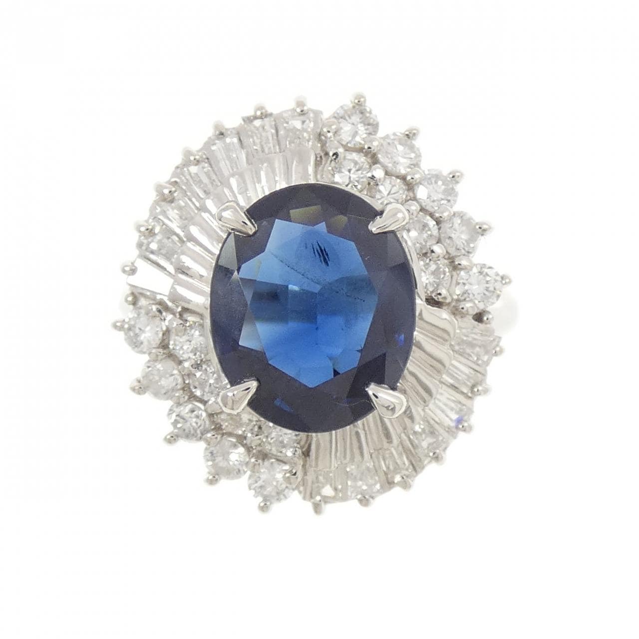 PT900 サファイヤ リング 2.85CT