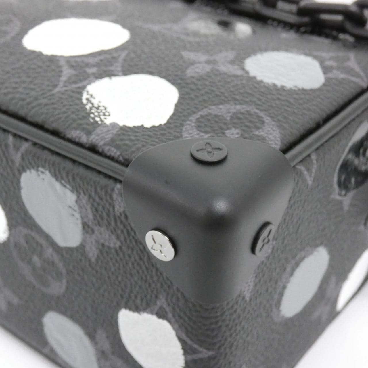LOUIS VUITTON Monogram Eclipse (LV X YK) 迷你 Soft Trunk M81936 肩背包