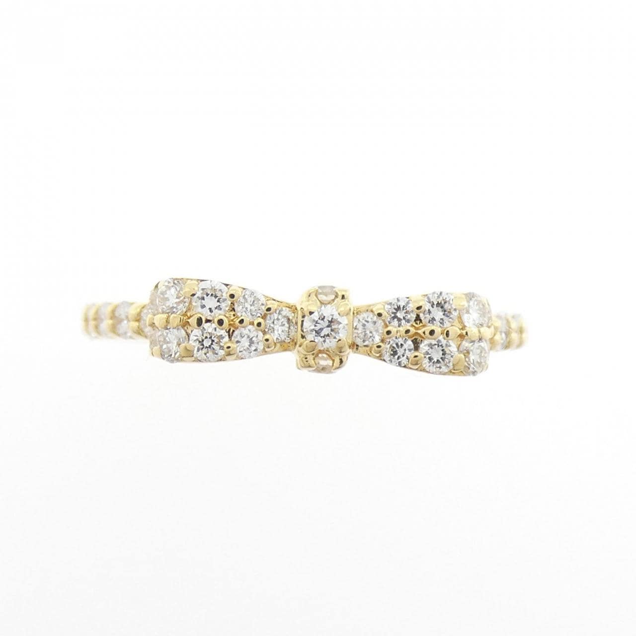 ポンテヴェキオ リボン リング 0.32CT
