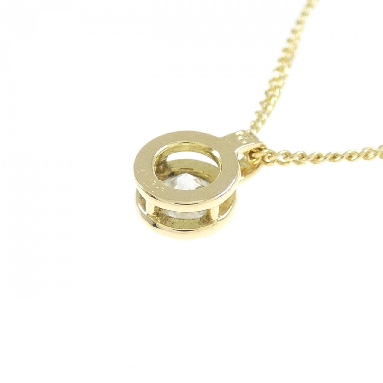 K18YG ダイヤモンド ネックレス 0.22CT
